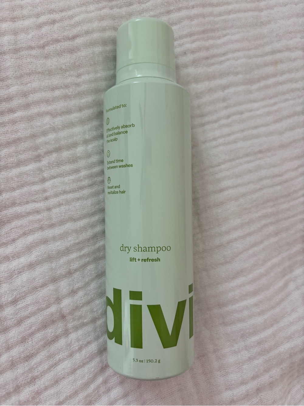 Divi Dry Shampoo Lift + Refresh — used once